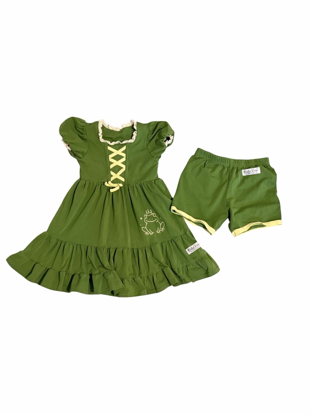 Bella & Omi Tiana inspired Dress & Shorts Set -l